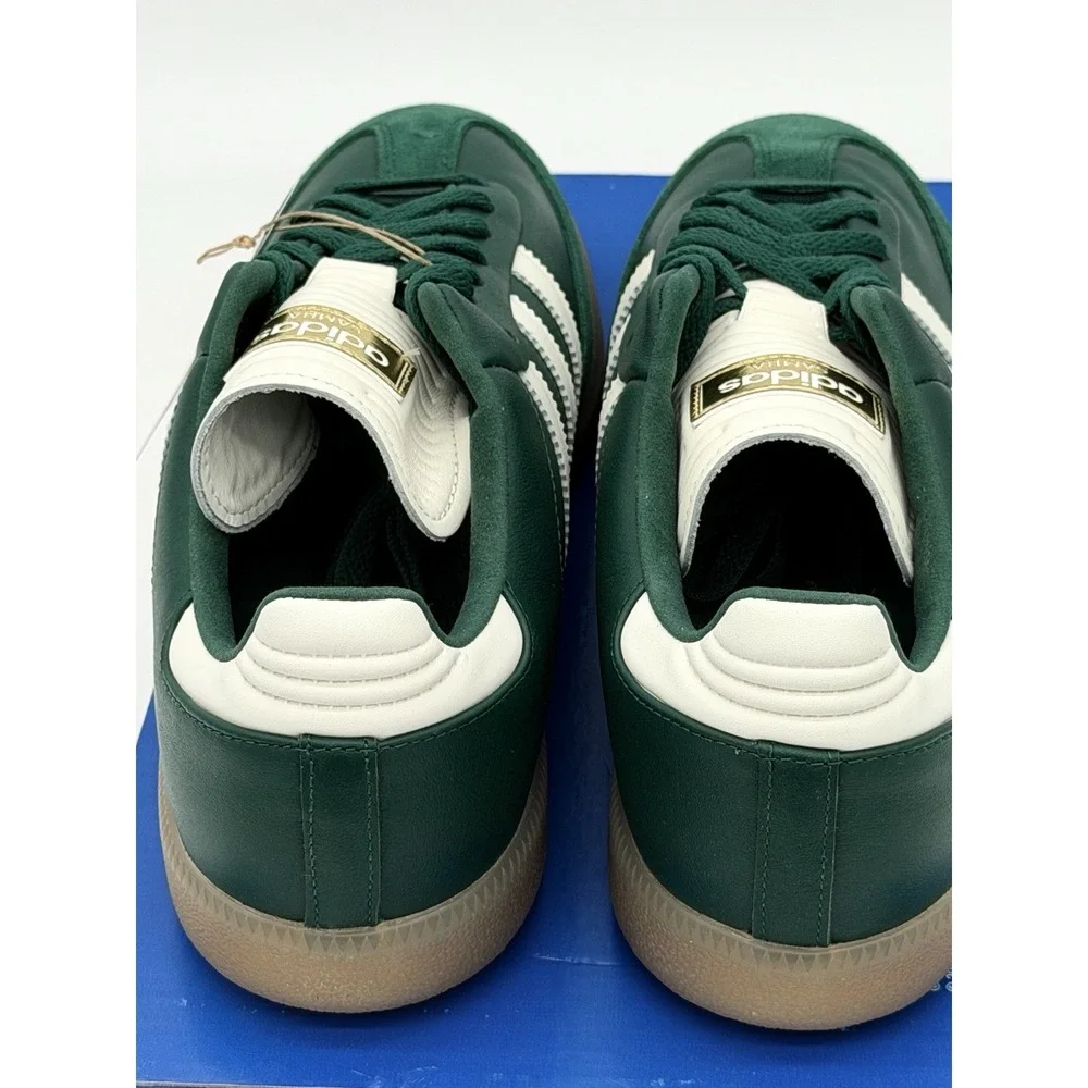 Men's Size 9.5 - Adidas Samba Spikeless Golf Collegiate Green JP8652 No Box Lid
